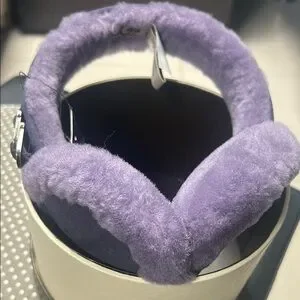 UGG Lavender Fluffy Earmuffs UGG | Other | Ugg Lavender Shearling Earmuffs | Poshmark main image 2